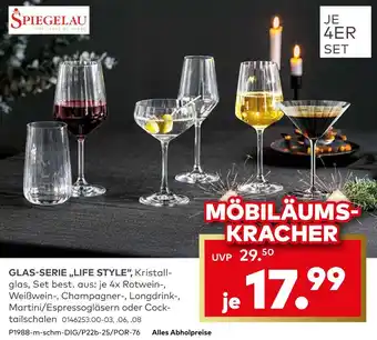 porta Spiegelau glas-serie life style kristallglas Angebot