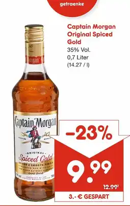 Netto Marken-Discount Captain morgan original spiced gold Angebot