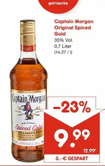 Netto Marken-Discount Captain morgan original spiced gold Angebot