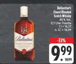 Edeka Ballantine's finest blended scotch whisky Angebot