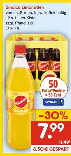 Netto Marken-Discount Sinalco limonaden Angebot