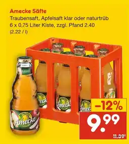 Netto Marken-Discount Amecke säfte Angebot