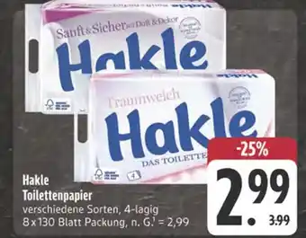 Edeka Hakle sanft & sicher duft & dekor Angebot