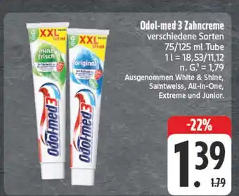 Edeka Odol-med 3 mini frisch Angebot