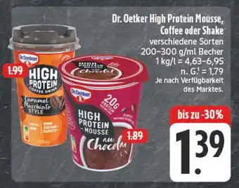 Edeka Dr. oetker high protein coffee drink caramel macchiato style Angebot