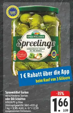 Edeka Spreewaldhof gurken Angebot