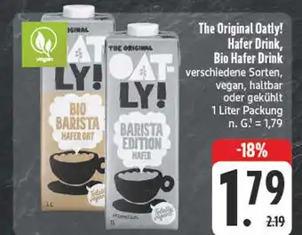 Edeka Oatly bio barista hafer oat Angebot