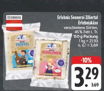 Edeka Erlebnis sennerei zillertal trüffel Angebot