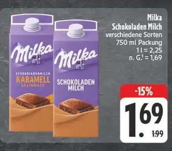 Edeka Milka schokoladen milch Angebot