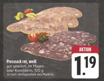 Edeka Presssack rot Angebot