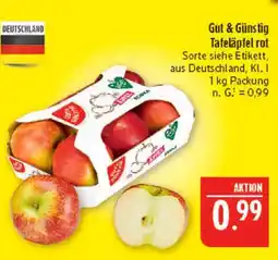 Marktkauf Gut & günstig tafeläpfel rot Angebot