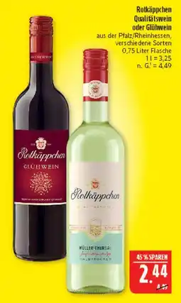 Marktkauf Rotkäppchen glühwein Angebot