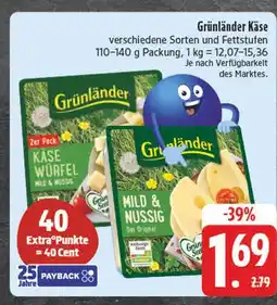 Edeka Grünländer mild & nussig Angebot