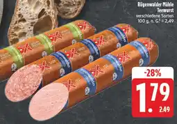 Edeka Rügenwalder mühle teewurst grob Angebot