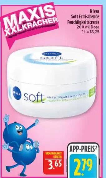 Marktkauf Nivea soft erfrischende feuchtigkeitscreme Angebot