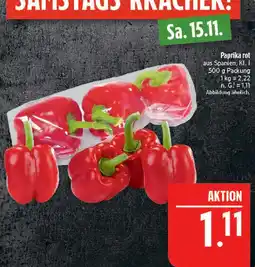 Marktkauf Paprika rot Angebot