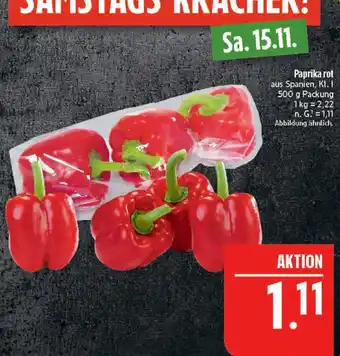 Marktkauf Paprika rot Angebot