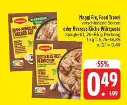 Edeka Maggi fix, food travel Angebot
