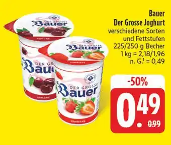 Edeka Bauer der grosse joghurt kirsche Angebot