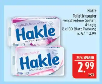 Marktkauf Hakle toilettenpapier Angebot