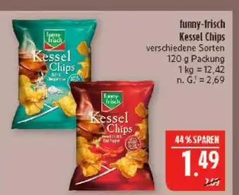 Marktkauf Funny-frisch kessel chips sour cream & onion Angebot