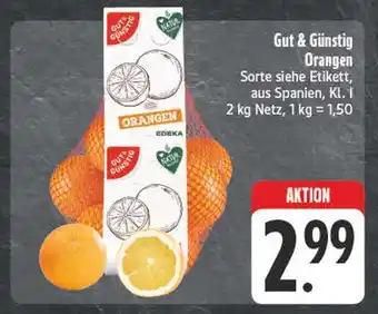 Edeka Gut & günstig orangen Angebot