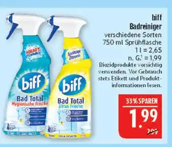 Marktkauf Biff bad total hygienische frische Angebot