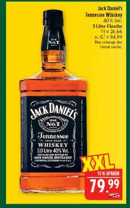 Marktkauf Jack daniel's tennessee whiskey Angebot