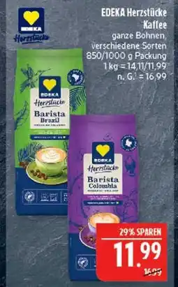 Marktkauf Edeka herzstücke barista brazil Angebot