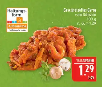Marktkauf Geschnetzeltes gyros vom schwein Angebot