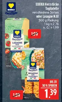 Marktkauf Edeka herzstücke tagliatelle n.70 Angebot