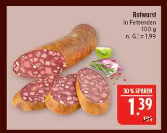 Marktkauf Rotwurst Angebot