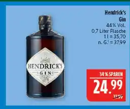 Marktkauf Hendrick's gin Angebot