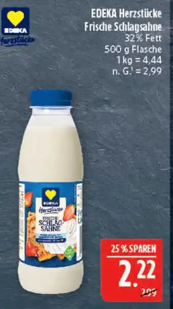 Marktkauf Edeka herzstücke frische schlagsahne Angebot