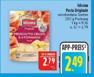 Marktkauf Hilcona pasta originale prosciutto crudo & 4 formaggi Angebot