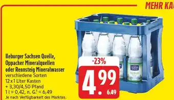 Edeka Ileburger sachsen quelle mineralwasser Angebot