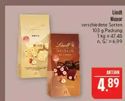 Marktkauf Lindt nuxor weiss Angebot