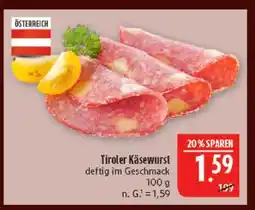 Marktkauf Tiroler käsewurst Angebot