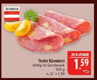 Marktkauf Tiroler käsewurst Angebot