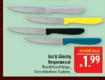 Marktkauf Gut & günstig vespermesser Angebot