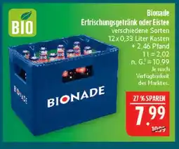 Marktkauf Bionade erfrischungsgetränk oder eistee Angebot