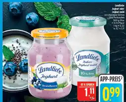 Marktkauf Landliebe joghurt heidelbeere Angebot
