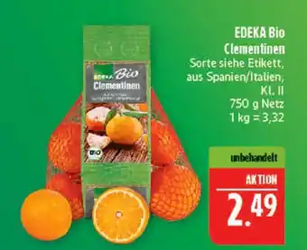 Marktkauf Edeka bio clementinen Angebot