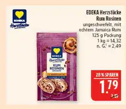 Marktkauf Edeka herzstücke rum rosinen Angebot