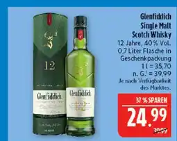 Marktkauf Glenfiddich single malt scotch whisky Angebot