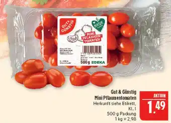 Marktkauf Gut & günstig mini pflaumentomaten Angebot