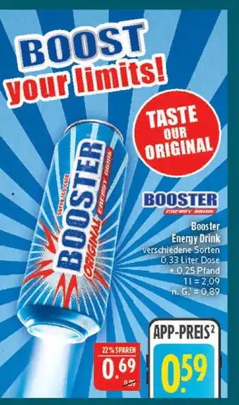 Marktkauf Booster energy drink Angebot