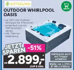 Marktkauf Artsauna outdoor whirlpool oasis Angebot