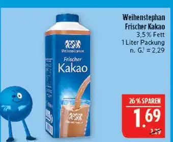 Marktkauf Weihenstephan frischer kakao Angebot