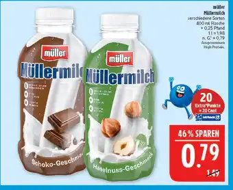 Marktkauf Müller müllermilch schoko-geschmack Angebot